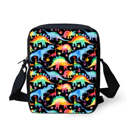 FORUDESIGNS Dinosaur 3D Printing Set School Backpacks for Boys Orthopedic Satchel Schoolbag Children Kids Shoulder Book Bag