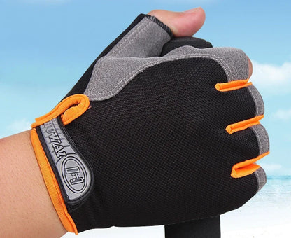 Fingerless Gym Training Gloves for Men's