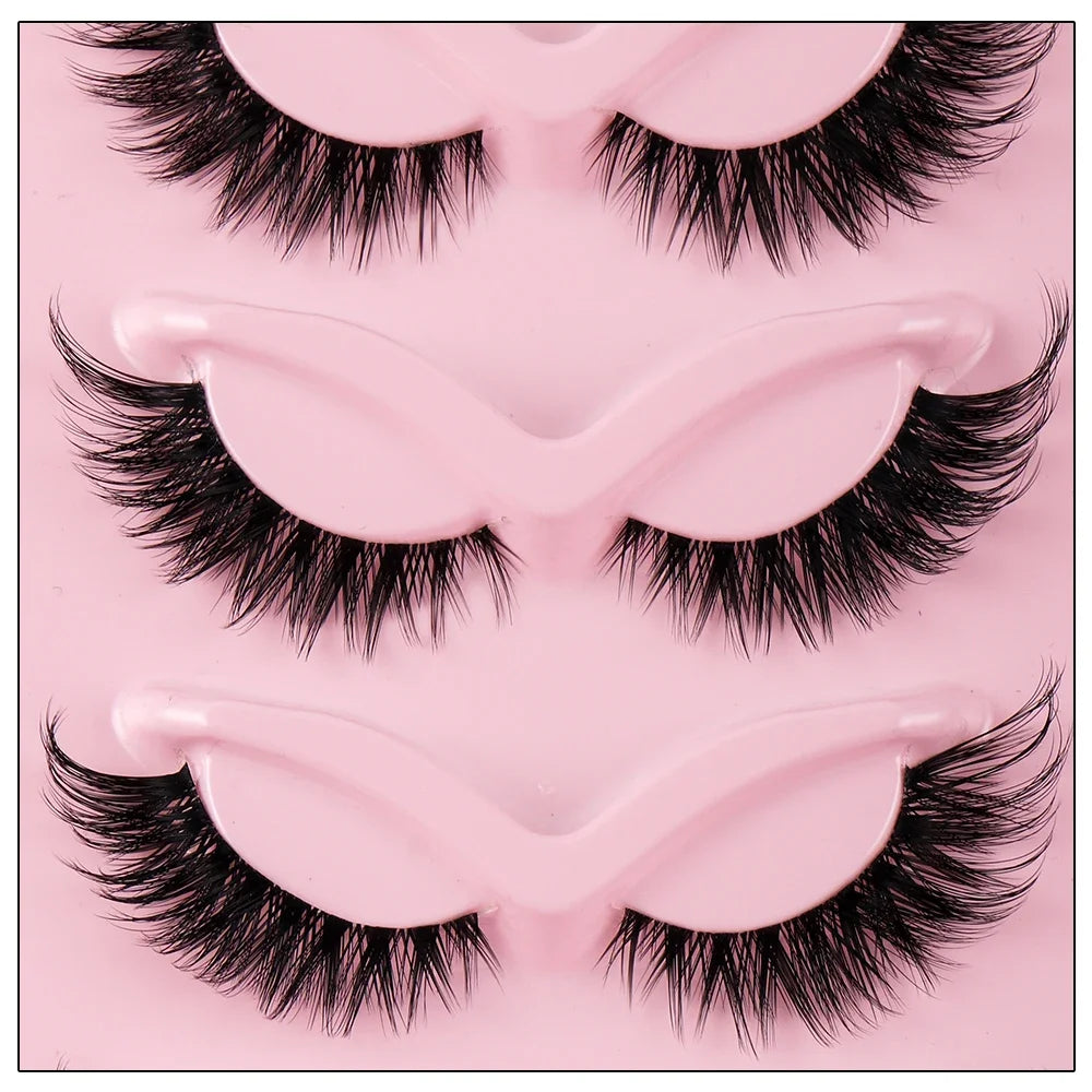 5 Pairs Cat Eye Lashes Faux