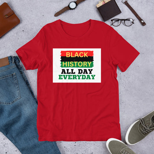 Unisex t-shirt BLACK HISTORY